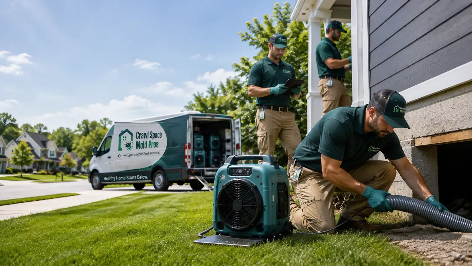 Crawl Space Mold Removal in Patriot, OH